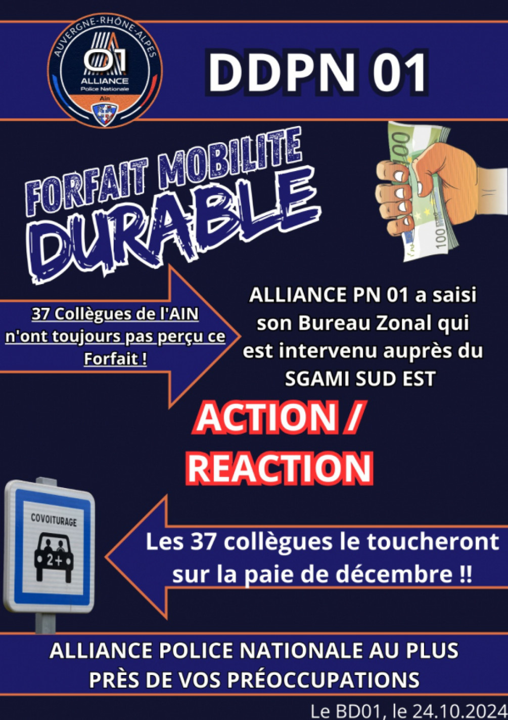 DEPT 01  FORFAIT MOBILITE DURABLE   ACTION - REACTION !